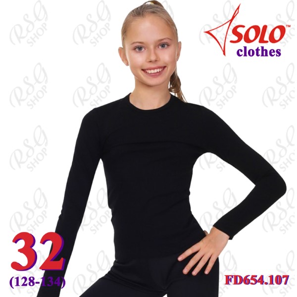 T-Shirt Solo s. 32 (128-134) col. Black FD654.107-32