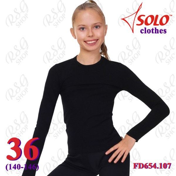 T-Shirt Solo s. 36 (140-146) col. Black FD654.107-36