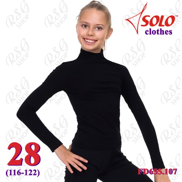 T-Shirt Solo s. 28 (116-122) col. Black FD655.107-28