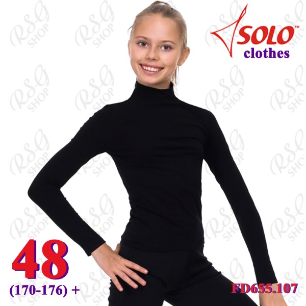 T-Shirt Solo s. 48 (170-176) col. Black FD655.107-48