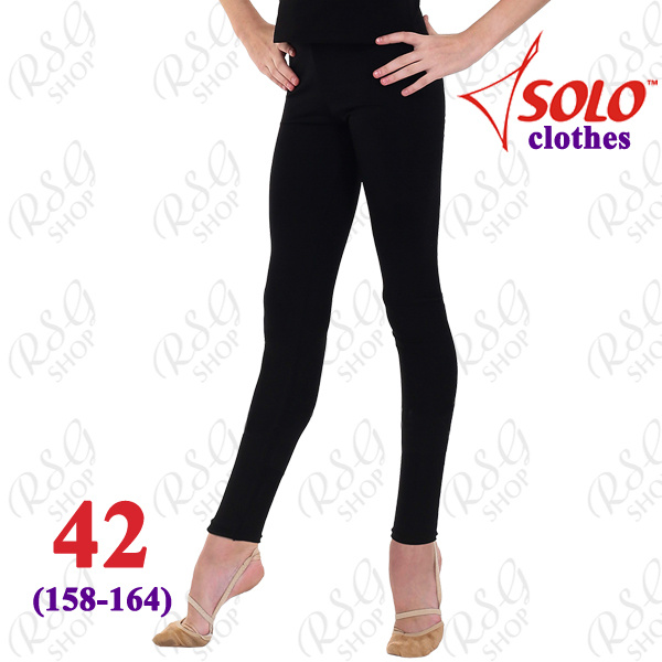 Footless Leggings Solo s. 42 (158-164) Cotton Black FD700.107-42