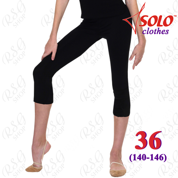 Leggings 7/8 Solo s. 36 (140-146) Cotton Black FD701.107-36