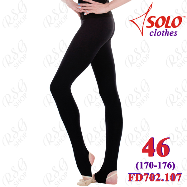 Леггинсы с пяткой Solo s. 46 (170-176) Cotton Black FD702.107-46
