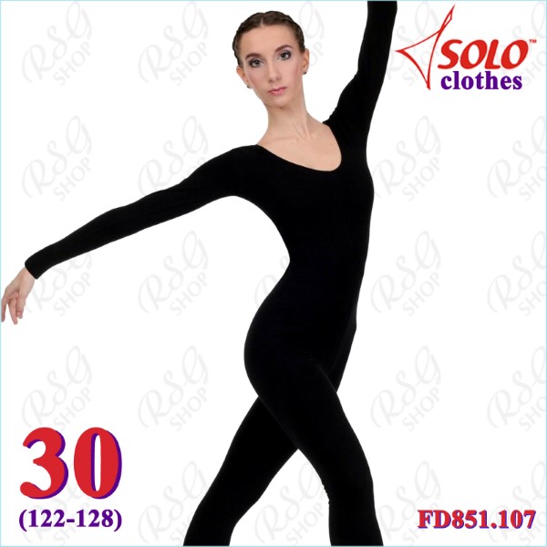 Trainingsoverall Solo s. 30 (122-128) Cotton Black FD851.107-30