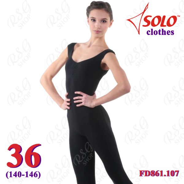 Tank Unitard Solo s. 36 (140-146) Cotton Black FD861.107-36