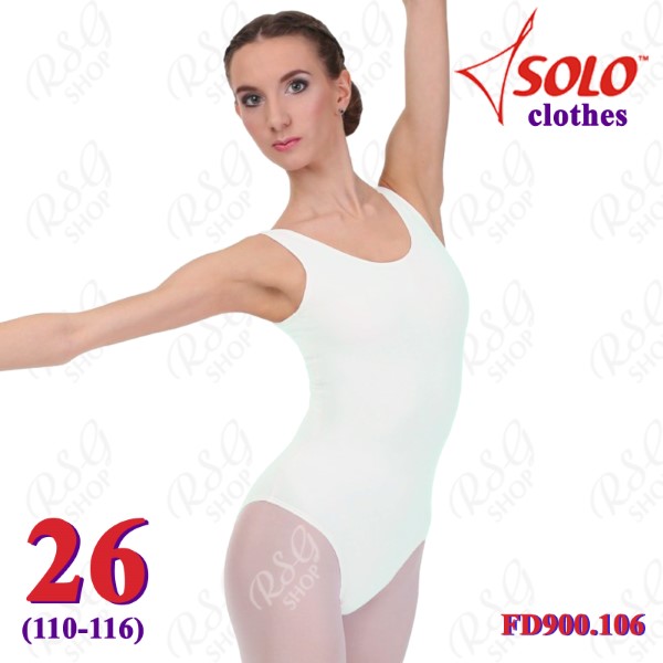 Tank Leotard Solo s. 26 (110-116) Cotton col. White FD900.106-26