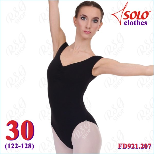 V-neck Leotard Solo s. 30 (122-128) Polyamide col. Black FD921.207-30