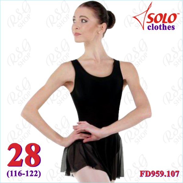 Купальник с юбкой Solo s. 28 (116-122) Cotton col. Black FD959.107-28