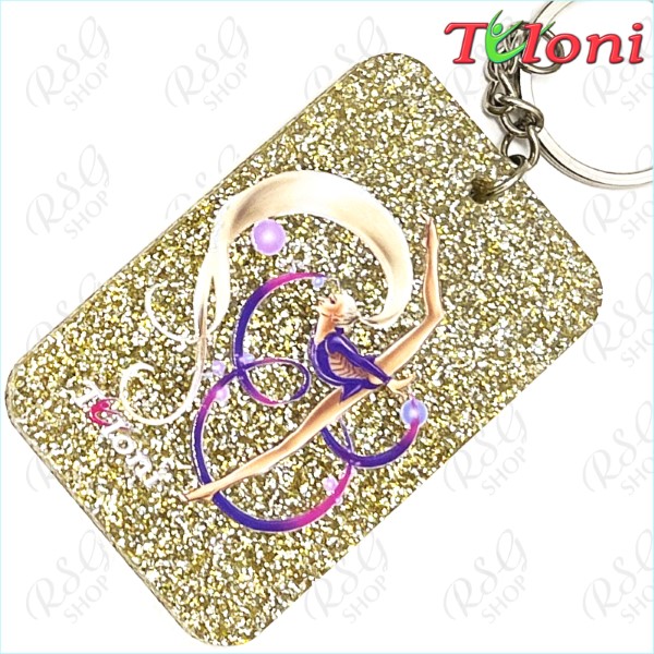 Anhänger Tuloni mod. Ponytail col. Gold motive Ribbon Art. NK-FFK-GD02