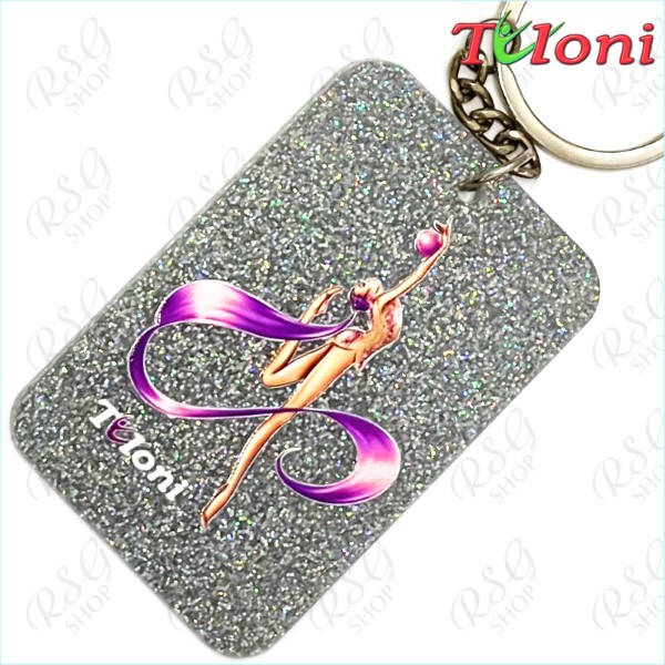 Брелок Tuloni mod. Ponytail col. Silver motive Ball Art. NK-FFK-SI01