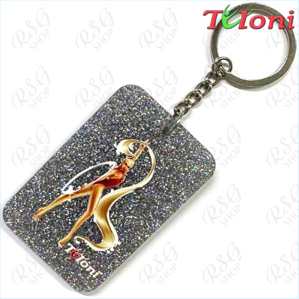 Брелок Tuloni mod. Ponytail col. Silver motiv Hoop Art. NK-FFK-SI04