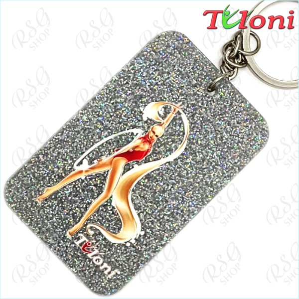 Брелок Tuloni mod. Ponytail col. Silver motive Hoop Art. NK-FFK-SI04