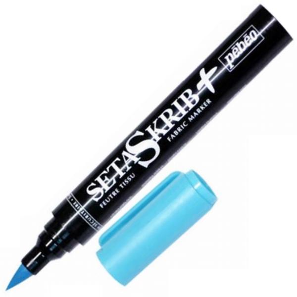 High Definition Felt Pen SetaSkrib Pebeo Fluo Light Blue 20325