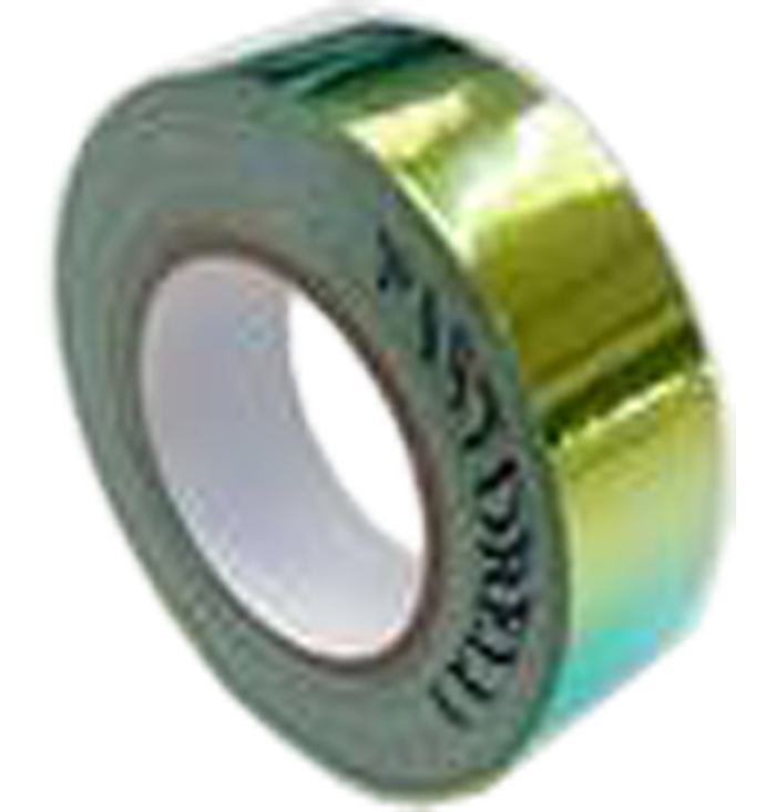 28,66 €/m² RSG Hologram Ribbon Tape Tyre Round Turquoise Pastorelli 1,9cm x 11m 
