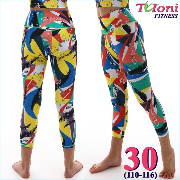 Leggings 7/8 Tuloni Fitness des. Versace Gr. 30 col. GxYxR Art. LDF22P-02-30