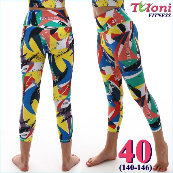 Leggings 7/8 Tuloni Fitness des. Versace Gr. 40 col. GxYxR Art. LDF22P-02-40