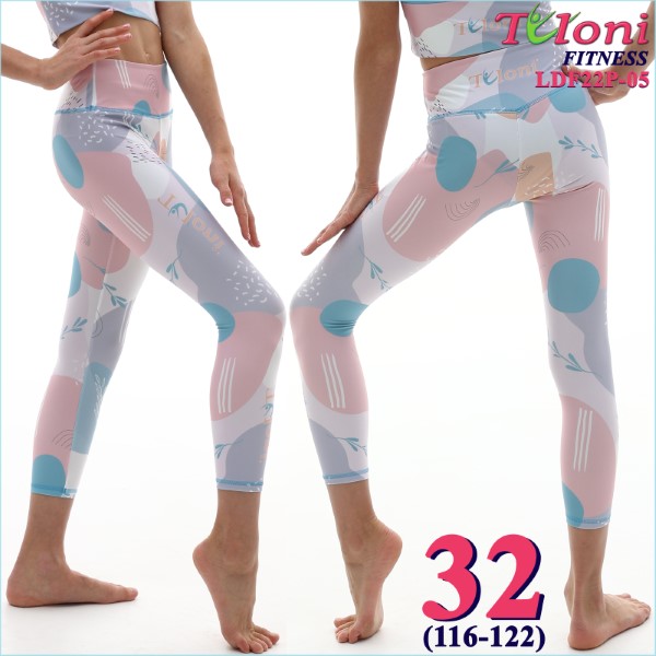 Leggings 7/8 Tuloni Fitness des. Spike Gr. 32 col. LIBUxLP Art. LDF22P-05-32