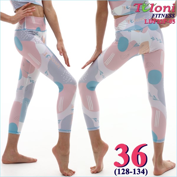 Leggings 7/8 Tuloni Fitness des. Spike Gr. 36 col. LIBUxLP Art. LDF22P-05-36