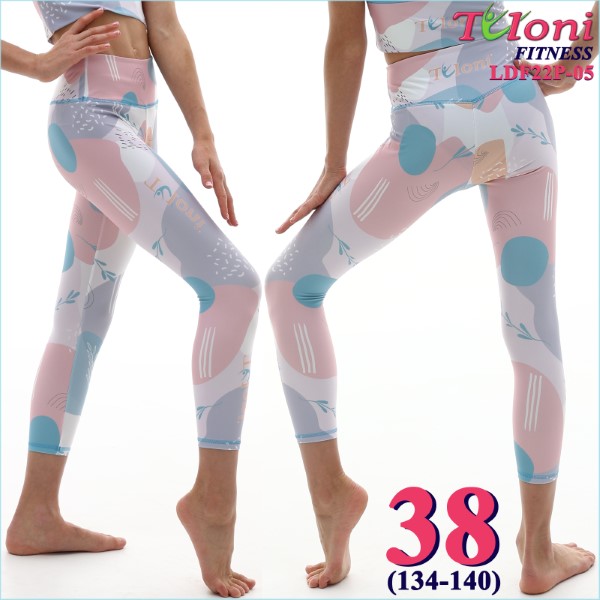 Leggings 7/8 Tuloni Fitness des. Spike Gr. 38 col. LIBUxLP Art. LDF22P-05-38