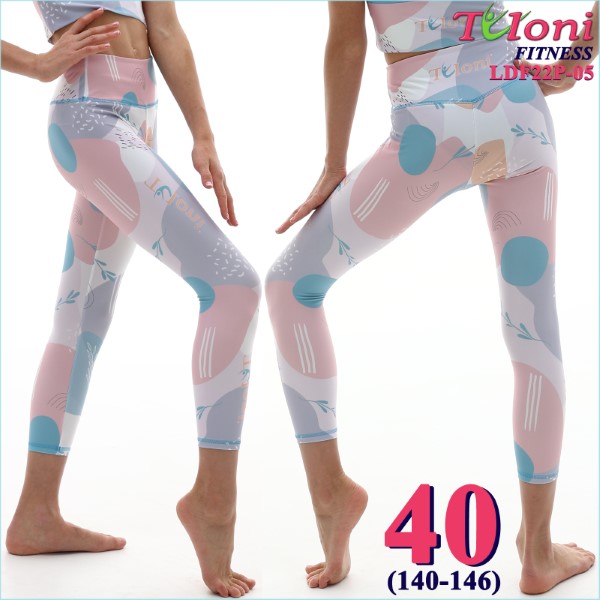 Leggings 7/8 Tuloni Fitness des. Spike s. 40 col. LIBUxLP Art. LDF22P-05-40