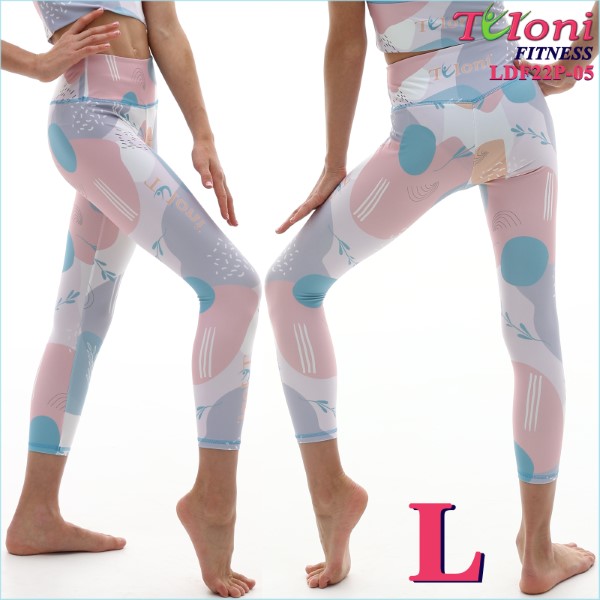 Leggings 7/8 Tuloni Fitness des. Spike Gr. L col. LIBUxLP Art. LDF22P-05-L