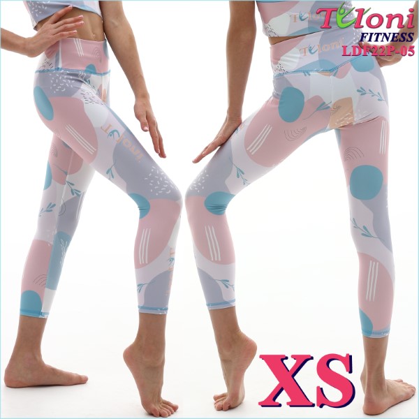 Leggings 7/8 Tuloni Fitness des. Spike Gr. XS col. LIBUxLP Art. LDF22P-05-XS