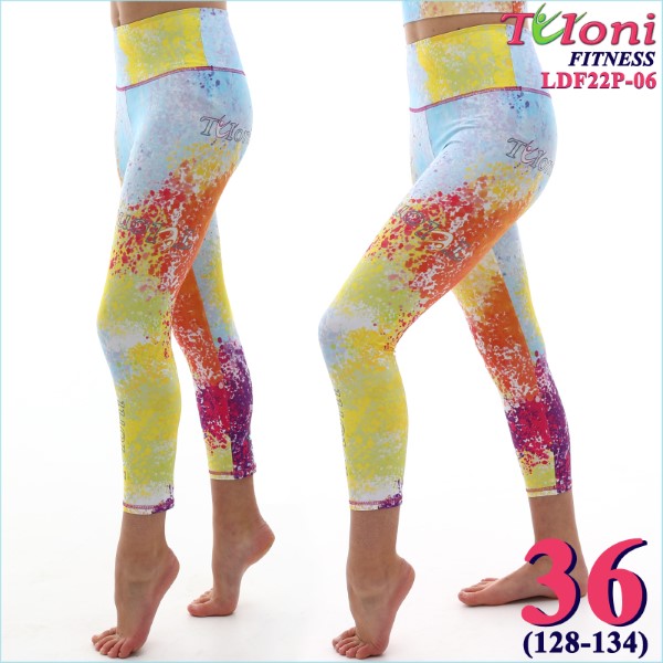 Leggings 7/8 Tuloni Fitness des. Blot Gr. 36 col. LIBUxRxY Art. LDF22P-06-36