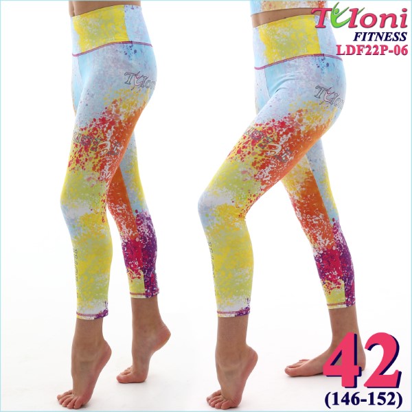 Leggings 7/8 Tuloni Fitness des. Blot Gr. 42 col. LIBUxRxY Art. LDF22P-06-42