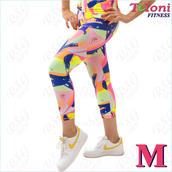 Leggings 7/8 Tuloni Fitness des. Versace Gr. M col. PPxFUxY Art. LDF22P-11-M