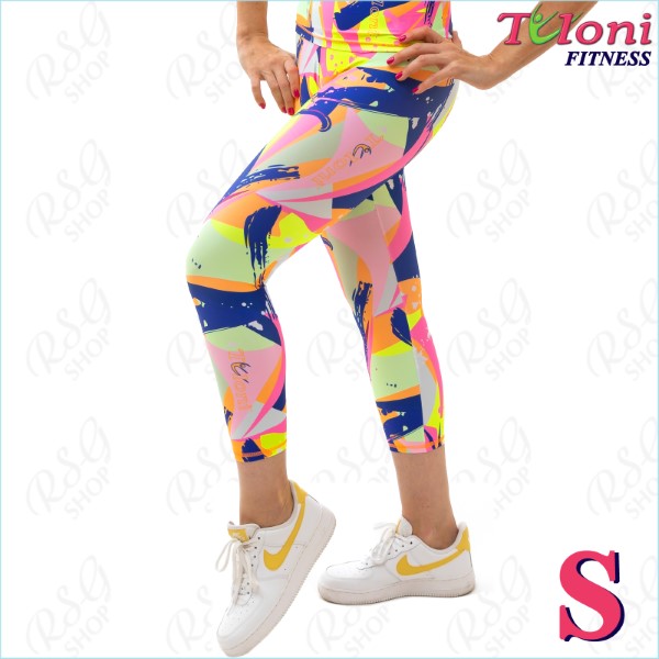 Leggings 7/8 Tuloni Fitness des. Versace s. S col. PPxFUxY Art. LDF22P-11-S