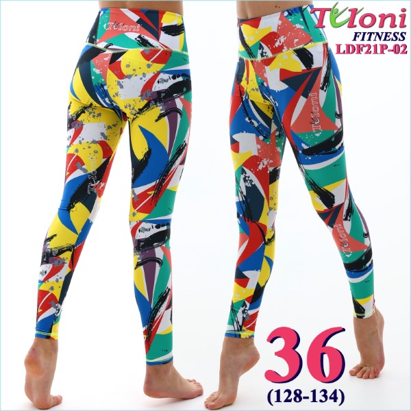 Leggings Tuloni Fitness des. Versace s. 36 col. GxYxR Art. LDF21P-02-36