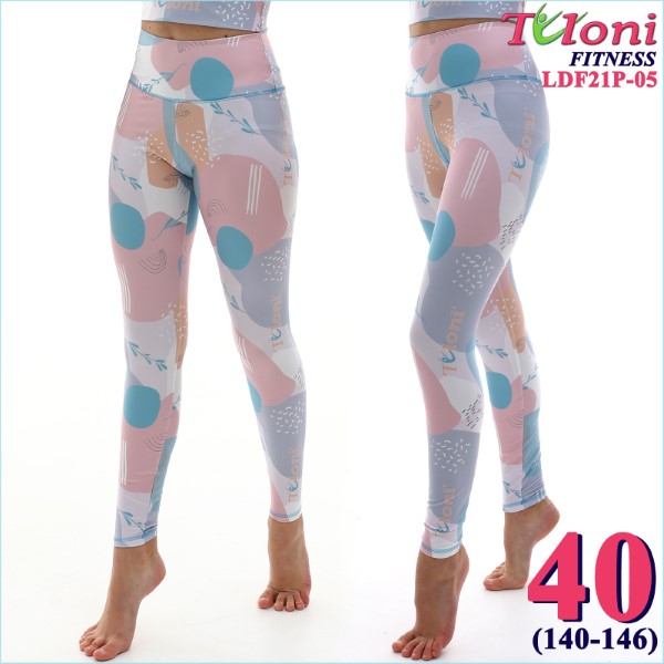 Footless Leggings Tuloni Fitness des. Spike s. 40 col. LIBUxLP Art. LDF21P-05-40