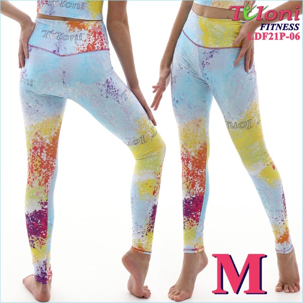 Footless Leggings Tuloni Fitness des. Blot s. M col. LIBUxRxY Art. LDF21P-06-M