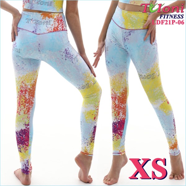 Leggings Tuloni Fitness des. Blot s. XS col. LIBUxRxY Art. LDF21P-06-XS