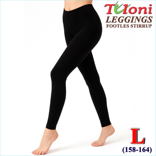 Leggings Tuloni mod. LD08 Gr. L (158-164) col. Black Art. LD08P-BL