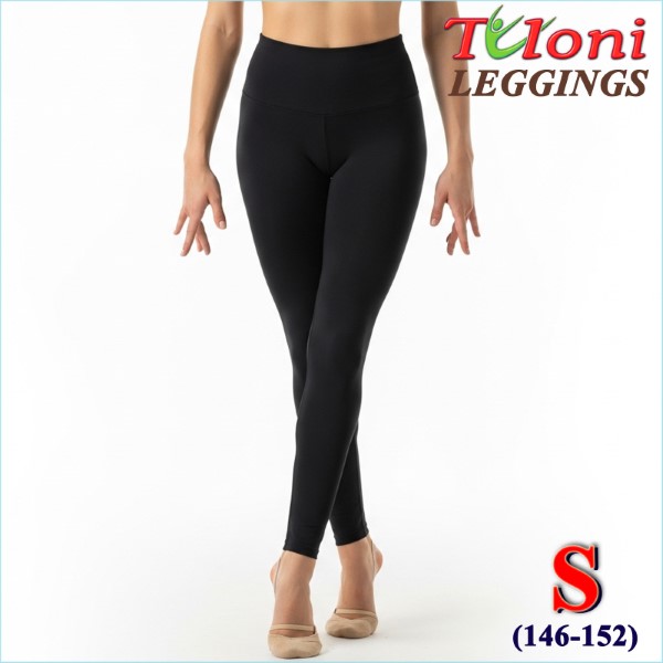 Леггинсы Tuloni Wide Waistband s. S (146-152) col. Black Art. LD05P-BS