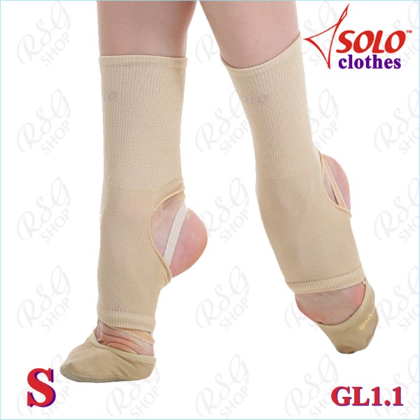 Ankle Warmers Solo knited s. S (29-32cm) col. Beige GL1.1-S