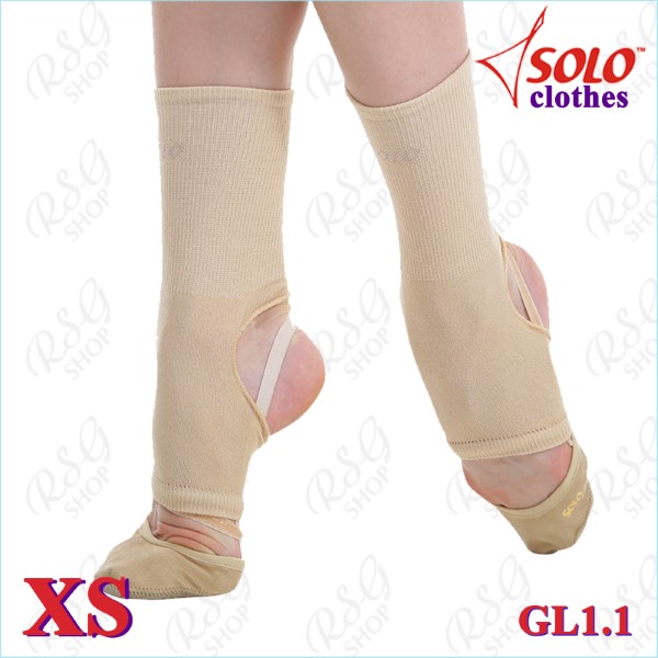 Fußgelenkewärmer Solo knited s. XS (25-28cm) col. Beige GL1.1-XS
