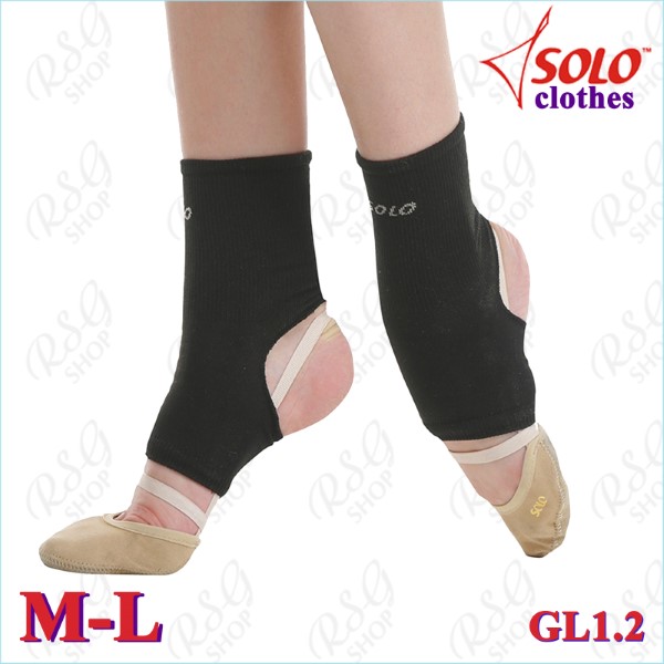 Fußgelenkewärmer Solo knited s. M-L (33-36cm) col. Black GL1.2-ML
