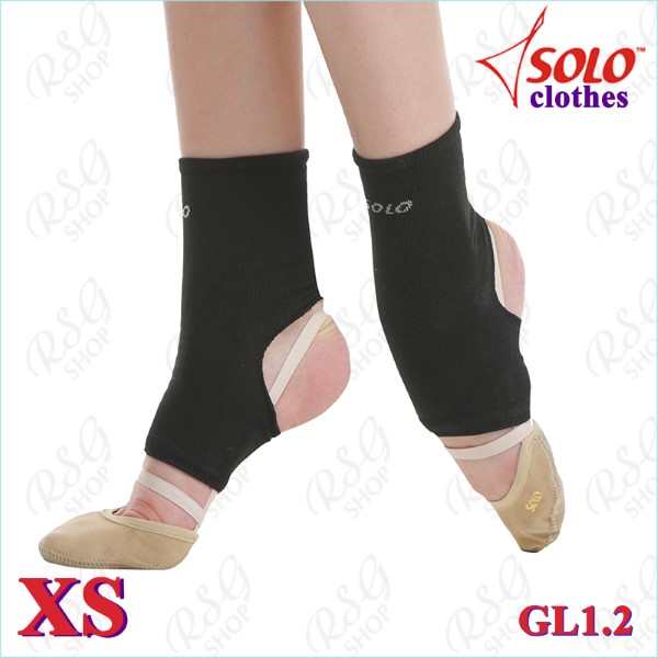 Ankle Warmers Solo knited s. XS (25-28cm) col. Black GL1.2-XS