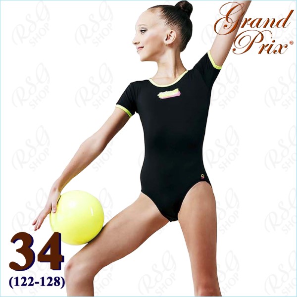 Tank Leotard GP mod. KLEOPATRA s. 34 (122-128) Black-Green Art. GYL60xx-34