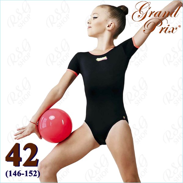 Tank Leotard GP mod. KLEOPATRA s. 42 (146-152) Black-Pink Art. GYL60xx-42