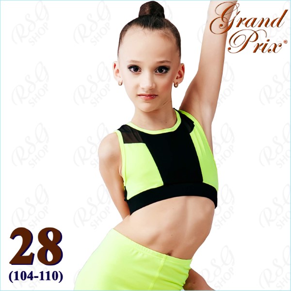 Tank Top GP mod. DELFINA Gr. 28 (104-110) Black-Lime Art. GYT3711-28