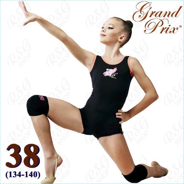 Tank Biketard GP LUDMILA s. 38 (134-140) Black-Pink Polyamide GYUB30x-38
