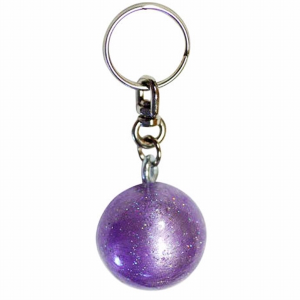 Fob for keys Pastorelli Ball Lila Glitter Art. 00581