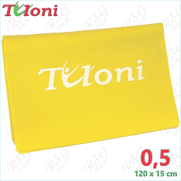 Gummi Band Tuloni Logo 120x15cm 0,5 mm col. different Art. T1418
