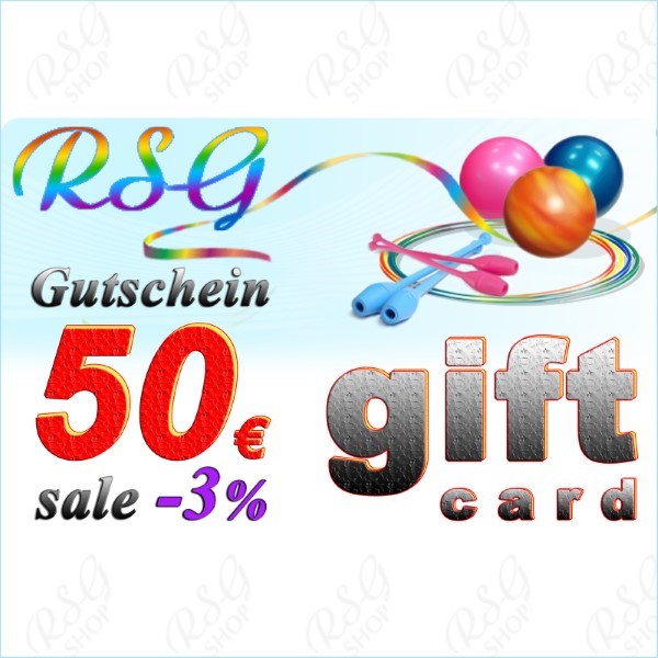 Gutschein 50 EUR-Gültigkeit 3 Jahre-Sale 3% Art. SERT-50E97