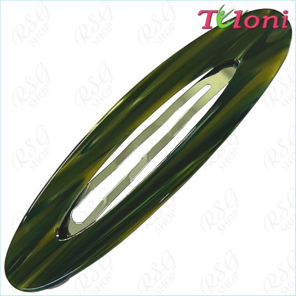 Big Hair Clip Tuloni 8cm col. 27 Green Art. HBA202012-27