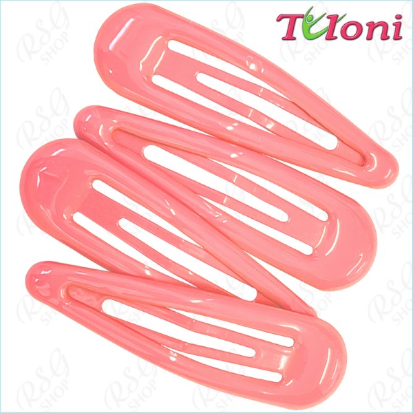 4 x Haarspangen Tuloni 5cm one-col. Dance Pink Art. HC001-42-4