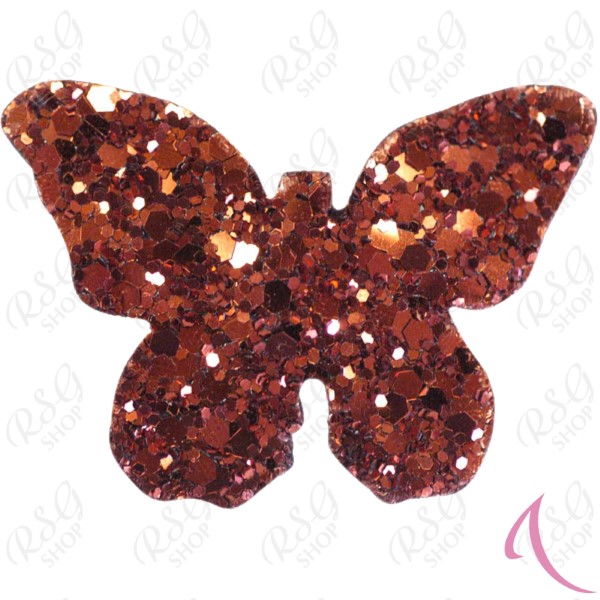 Glitter hair clip Pastorelli mod. Butterfly col. Bronze Art. 00880